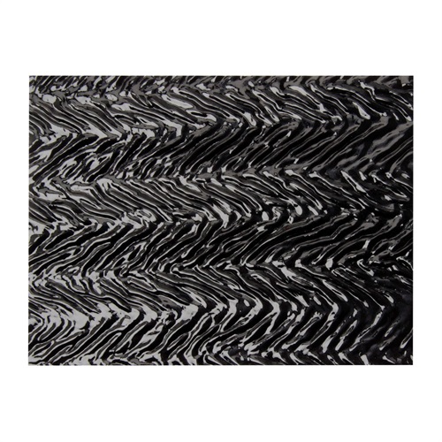 Bullseye 0100-0022 Sort Herringbone Opak 3mm